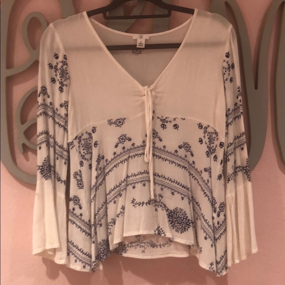 White long sleeve shirt